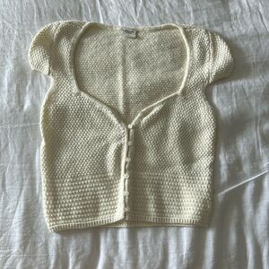 Crochet sweater top